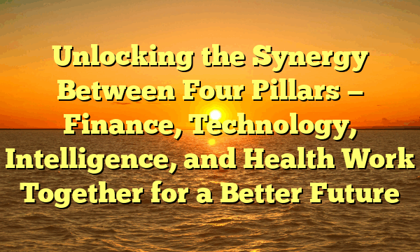 Unlocking the Synergy Between Four Pillars — Finance, Technology, Intelligence, and Health Work Together for a Better Future