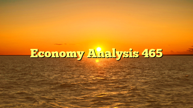 Economy Analysis 465